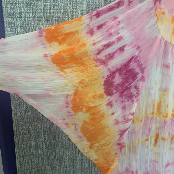 Badgley Mischka Women's Sheer Blouse Medium - Picture 4 of 14